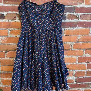 ark&co Size M Fit and Flare Dress